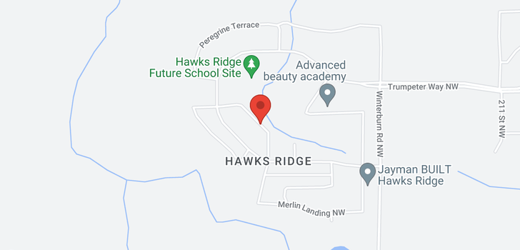 map of 1031 COOPERS HAWK LINK NW